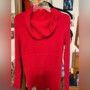 INC, extra large Cowlneck, ribbed, long sleeve sweater tunic